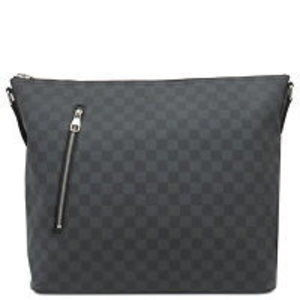 Louis Vuitton Mick Damier Graphite Black Canvas Messenger Bag Black